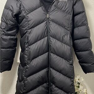 Marmot womens Montreaux Full-length Down Filled Black Puffer Coat